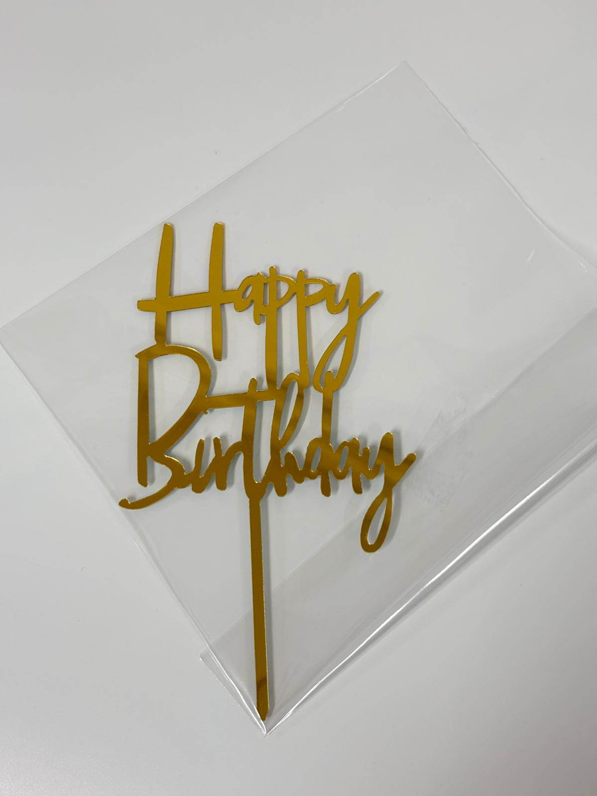 Birthday tag/topper