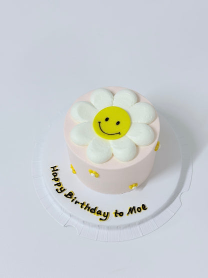 Smiley Flower 1 - Pink