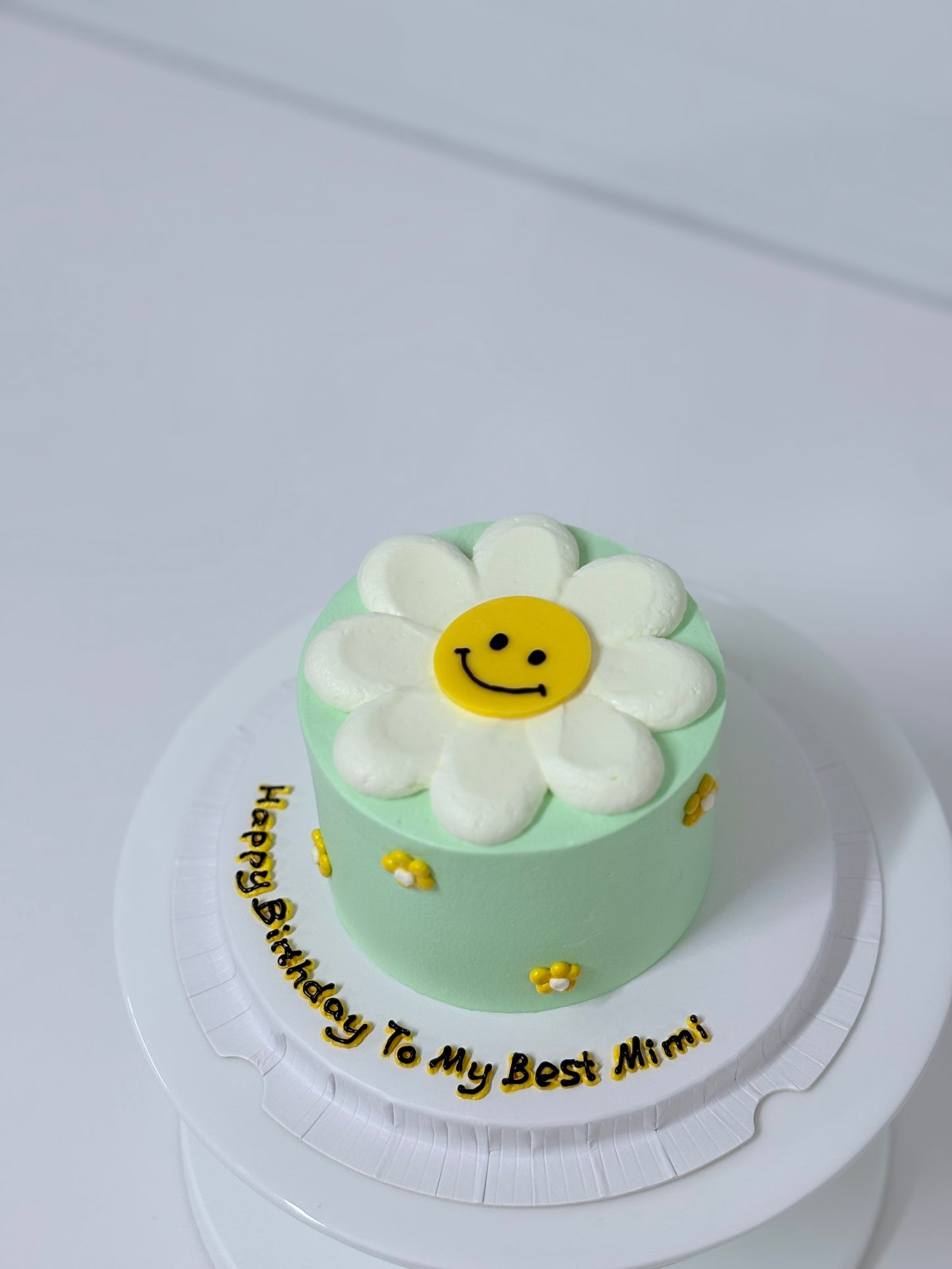 Smiley Flower 1 - Green