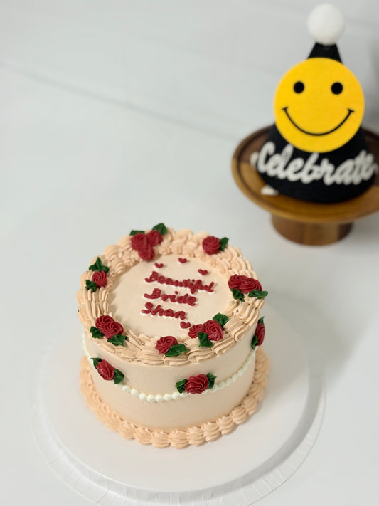 復古唧花蛋糕/Retro Pipping Cake
