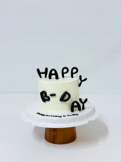 HAPPY BDAY Letter Cake 字母蛋糕