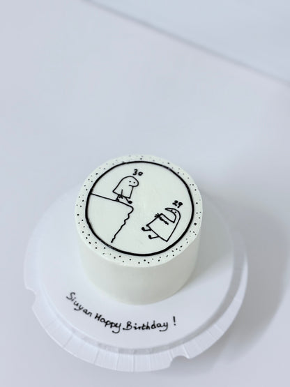 Age kicking cake (踢走歲數）