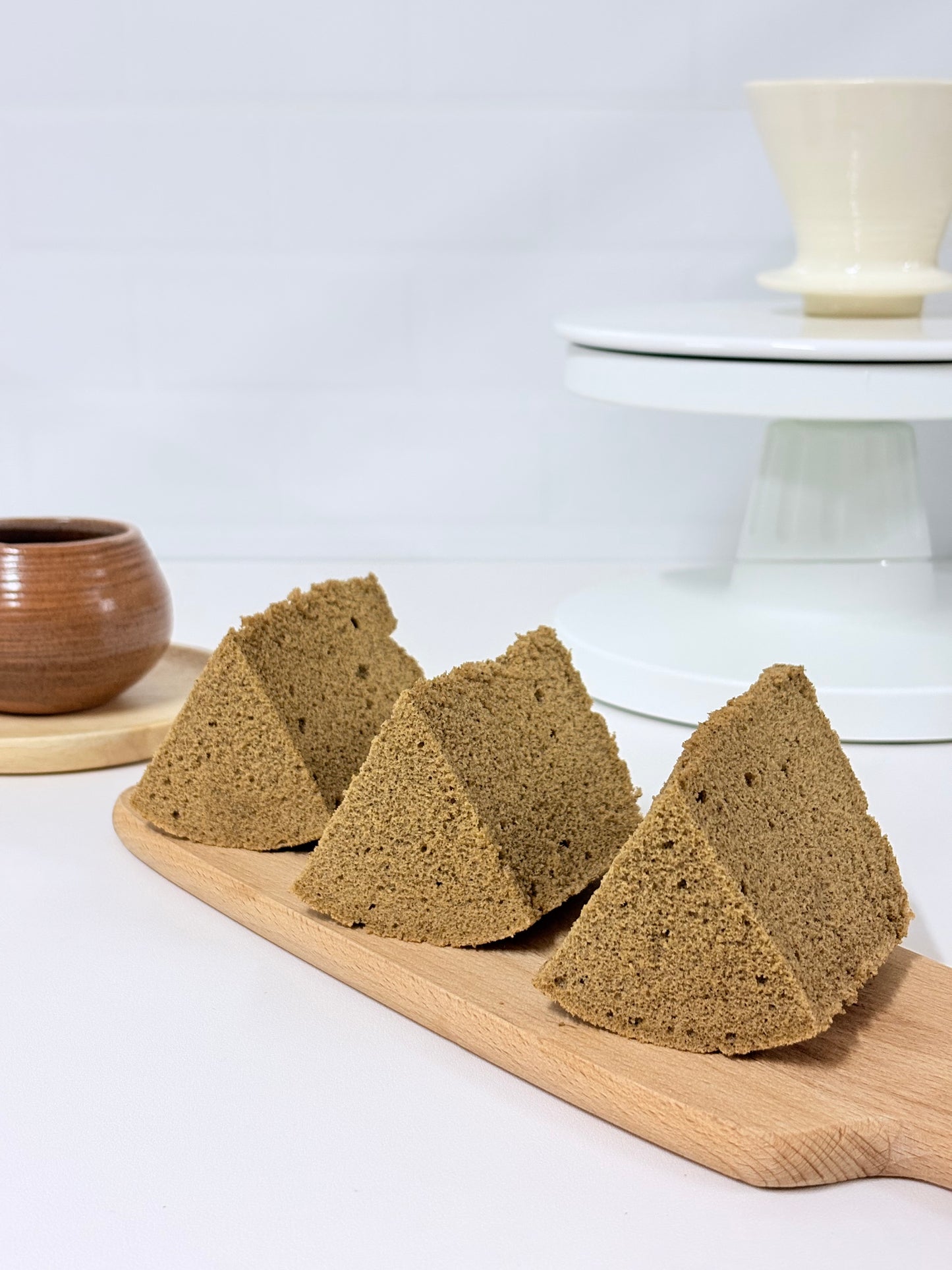 戚風蛋糕切件/Sliced Chiffon Cake