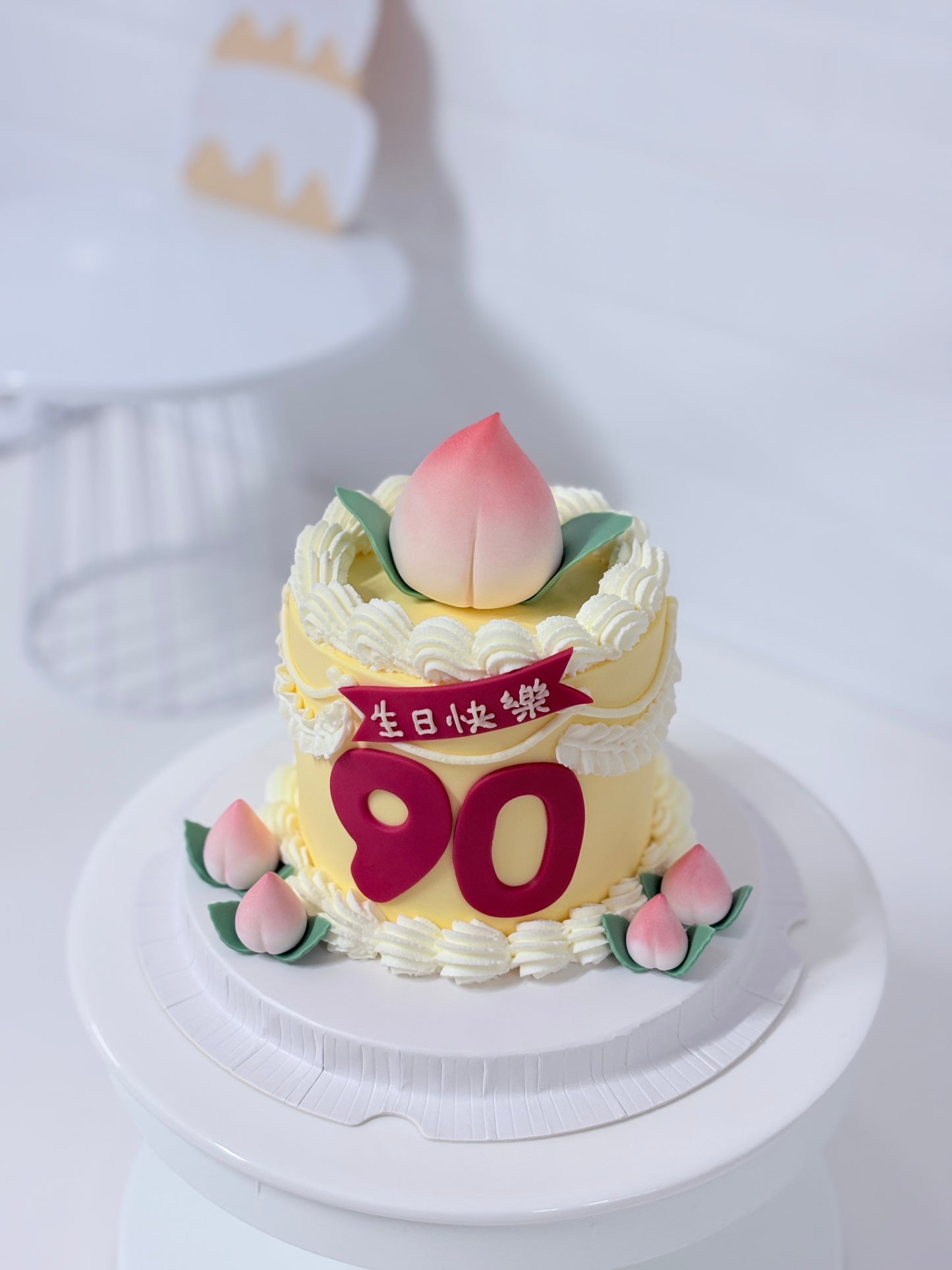 Longevity Peach Cake壽桃蛋糕