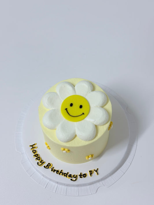 Smiley Flower 1 - Yellow