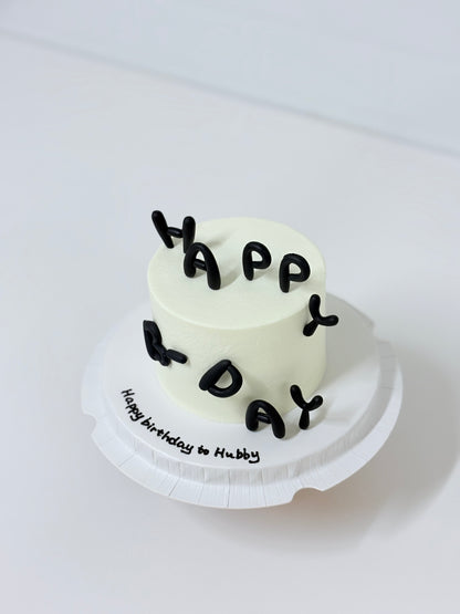 HAPPY BDAY Letter Cake 字母蛋糕