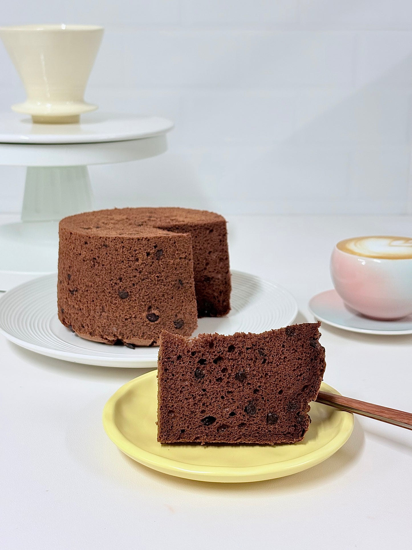 戚風蛋糕切件/Sliced Chiffon Cake